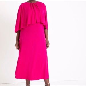 Eloquii Cape Midi Dress NWT